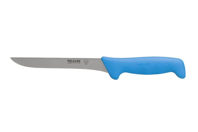 Polkars nóż masarski nr 13 niebieski (15cm)