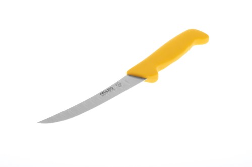 Polkars nóż masarski nr 16K szlif kulowy żółty (15cm)