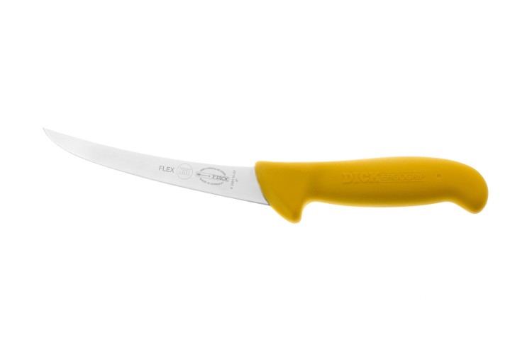 Dick Ergogrip nóż trybownik wygięty elastyczny 15 cm żółty 8298115 2