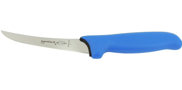 Dick ExpertGrip 2K nóż trybownik wygięty elastyczny 13 cm niebieski 8218113