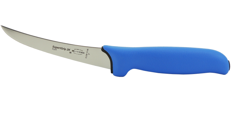 Dick ExpertGrip 2K nóż trybownik wygięty elastyczny 13 cm niebieski 8218113
