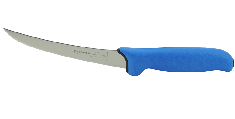 Dick ExpertGrip 2K nóż trybownik wygięty elastyczny 15 cm niebieski 8218115