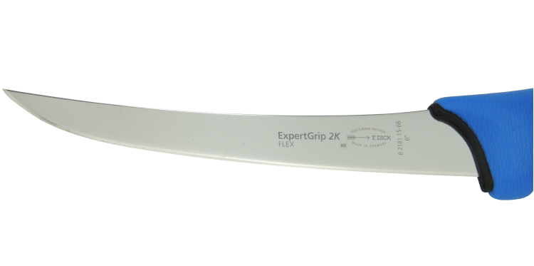 Dick ExpertGrip 2K nóż trybownik wygięty elastyczny 15 cm niebieski 8218115