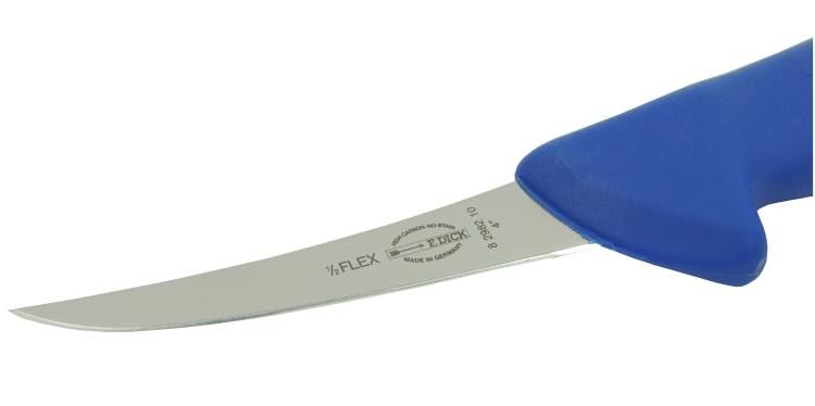 Dick Ergogrip nóż trybownik wygięty półelastyczny 10cm niebieski 8298210