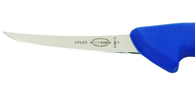 Dick Ergogrip nóż trybownik wygięty półelastyczny 10cm niebieski 8298210