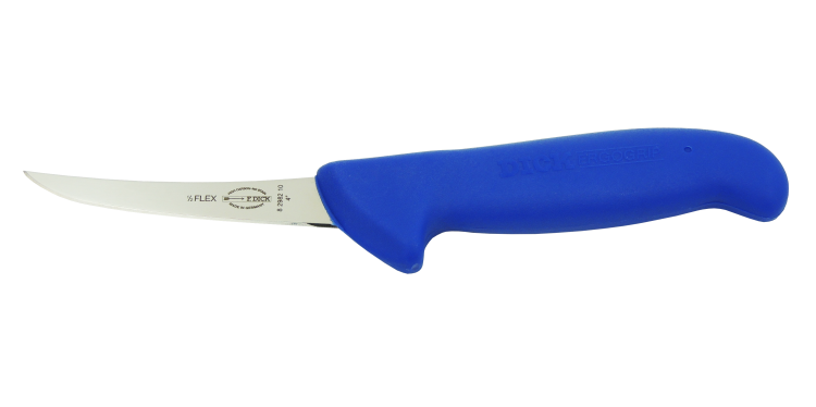 Dick Ergogrip nóż trybownik wygięty półelastyczny 10cm niebieski 8298210
