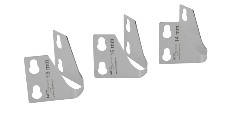 Ostrza do żeberek Lutz 14, 16, 18 mm