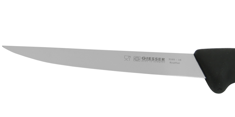 GIESSER 3165 16 trybownik prosty szeroki 16 cm czarny