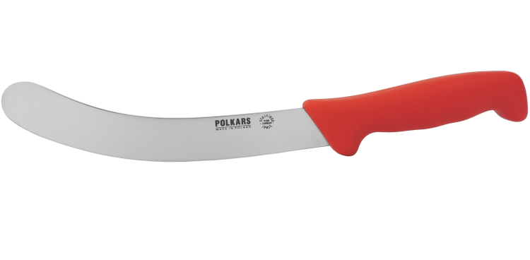Polkars nóż masarski nr. 8 czerwony (17,5cm)