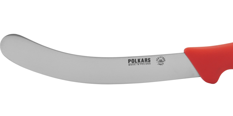 Polkars nóż masarski nr. 8 czerwony (17,5cm)