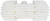 Vikan 70675 szczotka z ruchomym przegubem i rozszczepionym włosiem miękka 145 x 240 x 130 mm biała