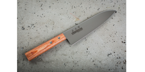 Nóż Masahiro Sankei Chef 180mm brązowy [35922]