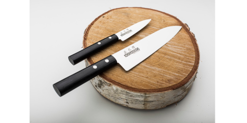 Nóż Masahiro Sankei Chef 180mm czarny [35842]