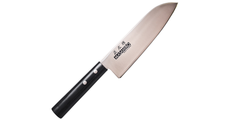 Nóż Masahiro Sankei Santoku 165mm czarny [35841]