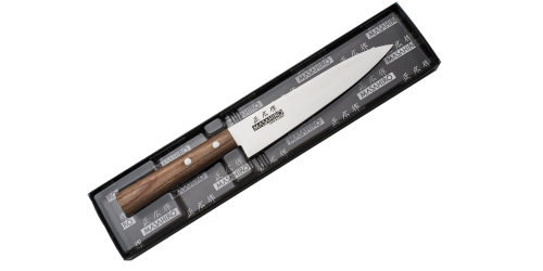 Nóż Masahiro Sankei Utility 150mm brązowy [35925]