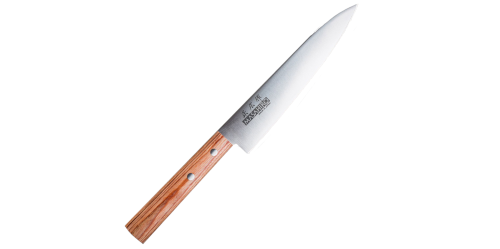 Nóż Masahiro Sankei Utility 150mm brązowy [35925]