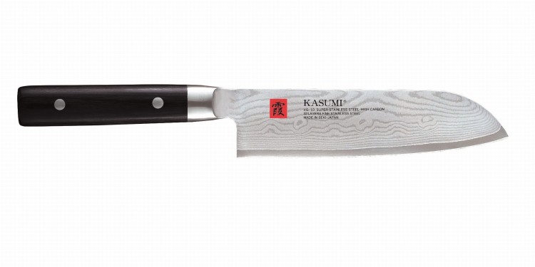 Kasumi DAMASCUS nóż Santoku 18cm