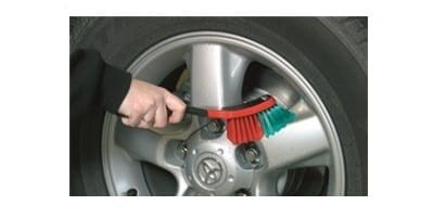 Vikan 525252 szczotka miękka z gumową krawędzią do mycia felg i kołpaków