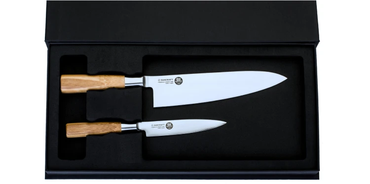 Zestaw noży Suncraft MU Bamboo w pudełku ozdobnym [MU_0402]