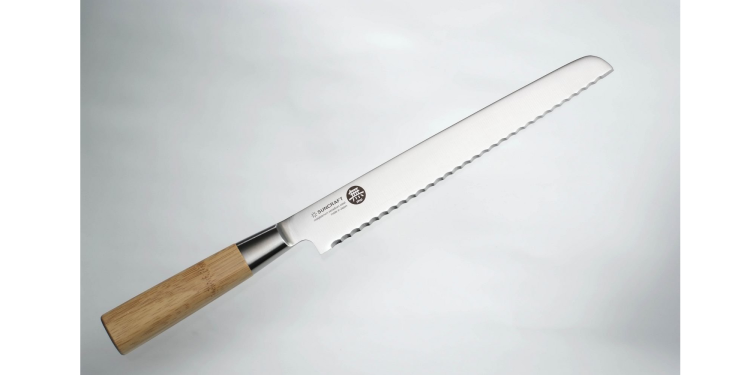 Nóż kuchenny Suncraft MU BAMBOO Bread 220 mm [MU-06]