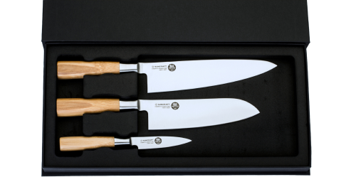 Zestaw noży Suncraft MU Bamboo w pudełku ozdobnym: [MU_040301]