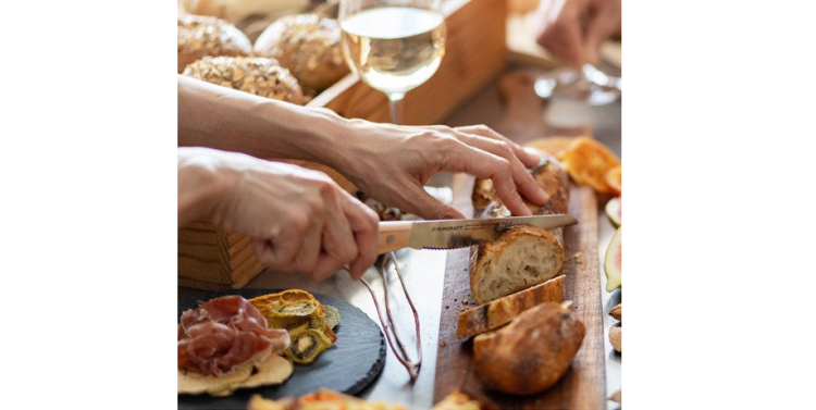 Nóż kuchenny Suncraft SESERAGI do pieczywa 149 mm [MS-002]