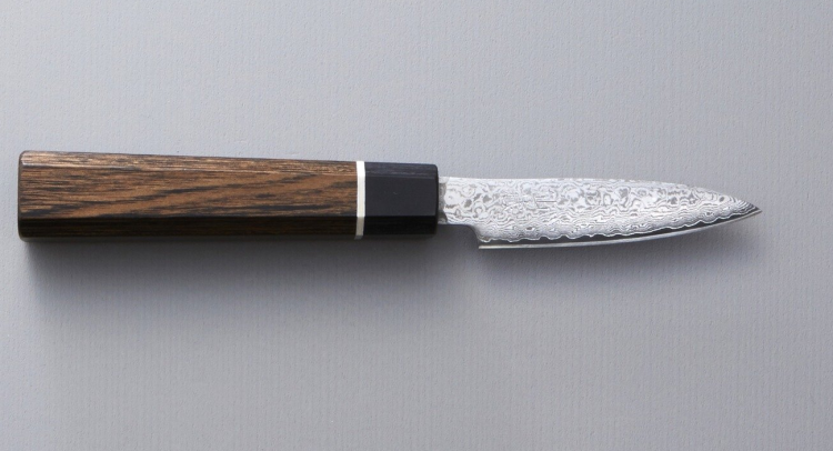 Nóż kuchenny Suncraft SENZO BLACK Paring 80 mm [BD-01]