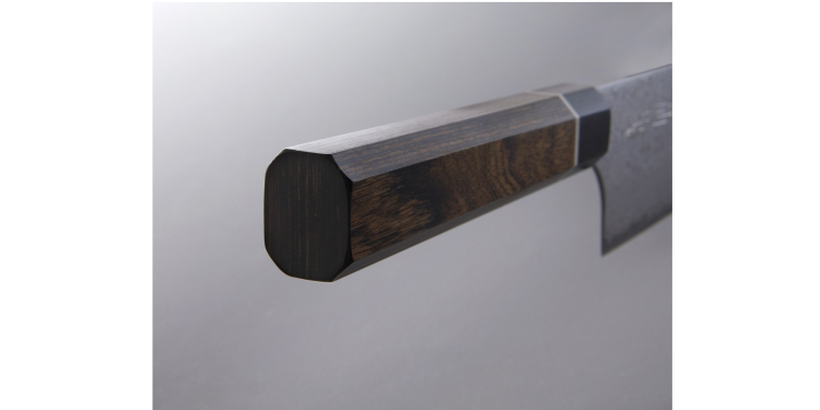 Nóż kuchenny Suncraft SENZO BLACK Santoku 167 mm [BD-04]