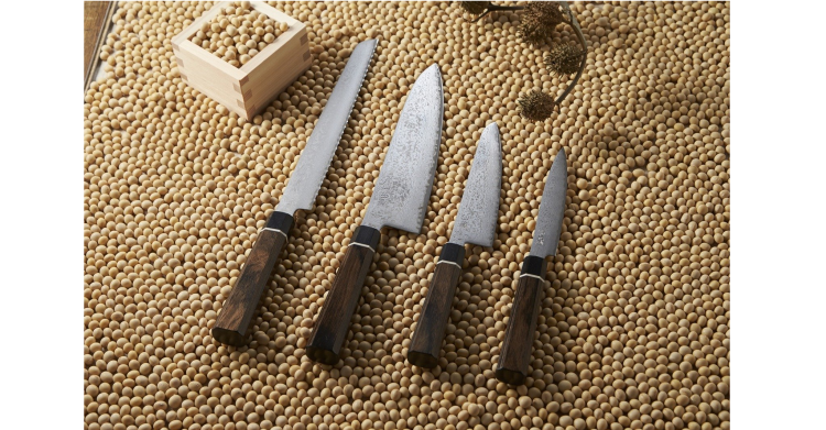 Nóż kuchenny Suncraft SENZO BLACK Sashimi 210 mm [BD-07]