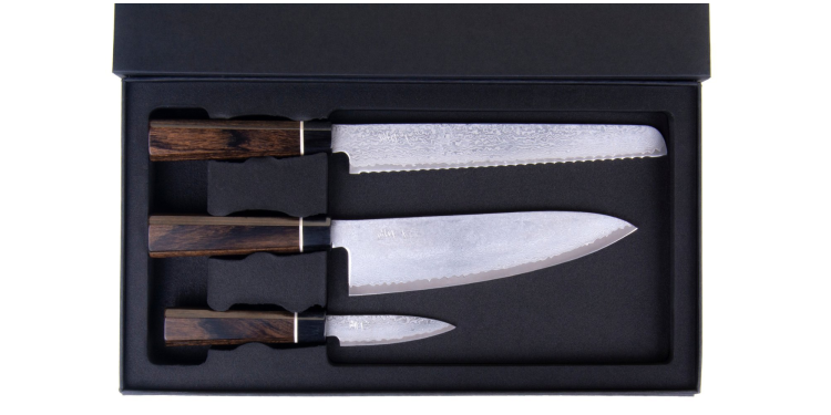 Zestaw noży Suncraft Senzo Black w pudełku ozdobnym: [BD_050602]