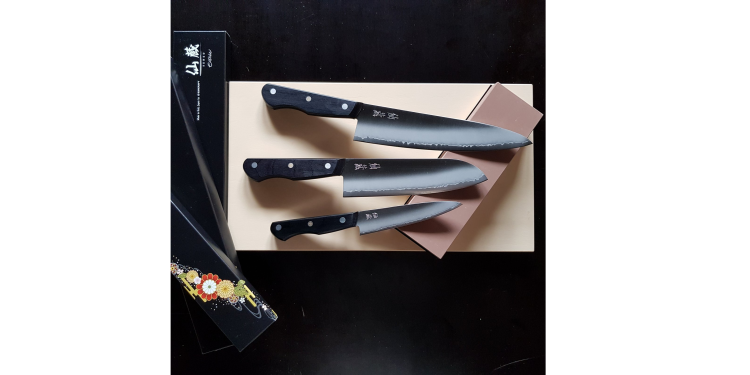 Nóż kuchenny Suncraft SENZO ENTREE Santoku 167 mm [EN-02]