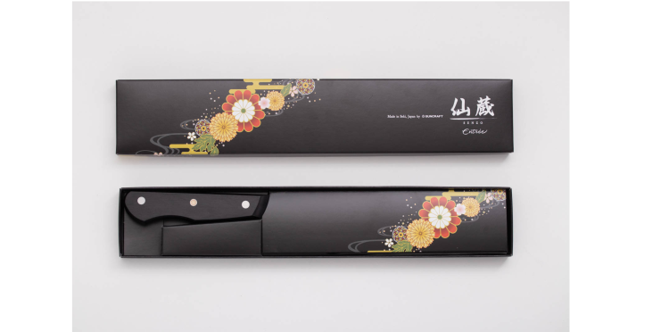 Nóż kuchenny Suncraft SENZO ENTREE Santoku 167 mm [EN-02]
