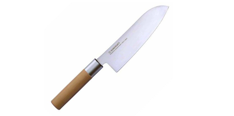 Nóż kuchenny Suncraft SENZO JAPANESE Santoku 167 mm [WA-04]