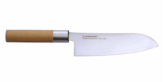 Nóż kuchenny Suncraft SENZO JAPANESE Santoku 167 mm [WA-04]