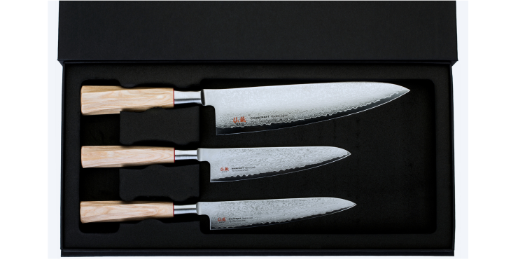 Zestaw noży Suncraft Senzo Twisted Octagon w pudełku ozdobnym: [TO_050402]