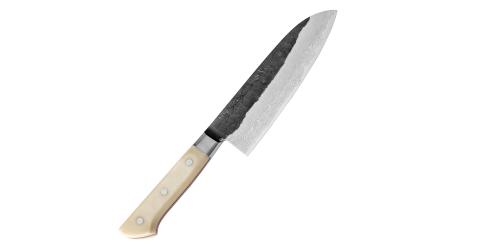 Tojiro Hand Made VG-10 Micarta white, Nóż Santoku 17cm