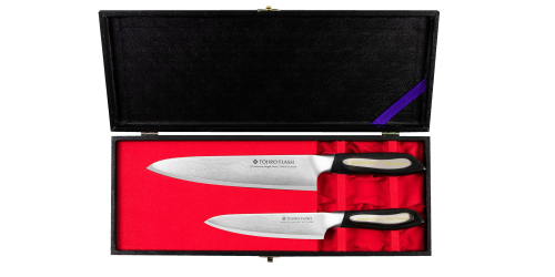 Tojiro Flash Zestaw Nóż szefa 21 cm + uniwersalny 15 cm