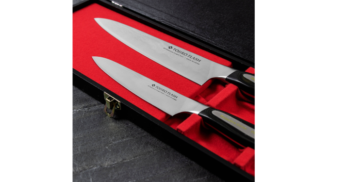 Tojiro Flash Zestaw Nóż szefa 21 cm + uniwersalny 15 cm