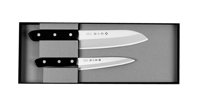 Tojiro DP3 Eco Uniwersalny 13 cm + Santoku 17 cm