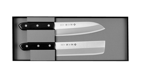 Tojiro DP3 Eco Santoku 17 cm + Nakiri 16,5 cm