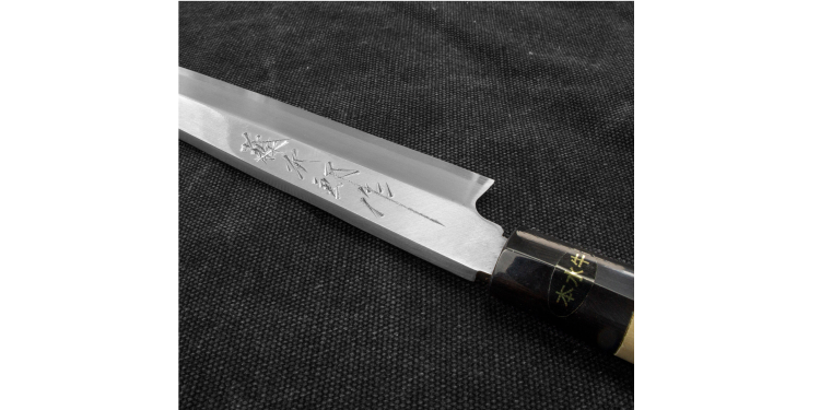 Tojiro Aogami Slanted Nóż Yanagi-sashimi 24cm F-965