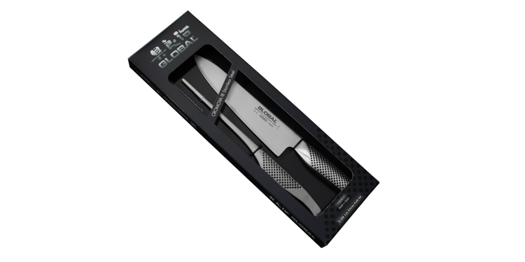 Global Zestaw nóż + penseta G-2 + GS-28 G-228