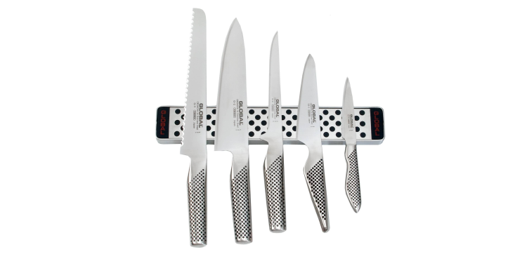 Global Listwa magnetyczna 31cm z 5 nożami G-4231-SET5