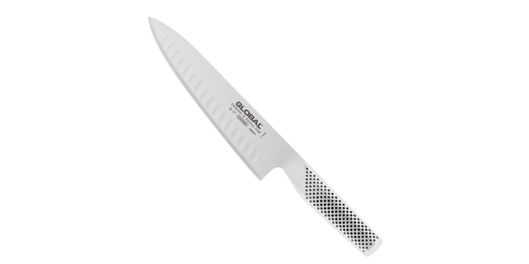 Global nóż szefa kuchni, żłobiony 20cm G-77