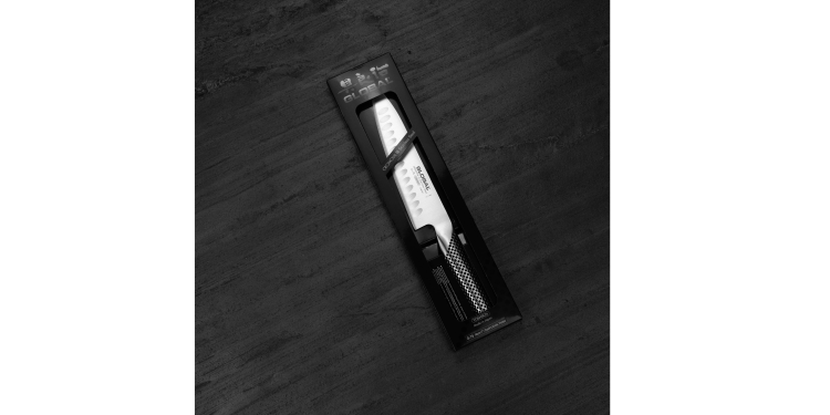 Global Nóż szefa kuchni żłobiony 18cm G-78