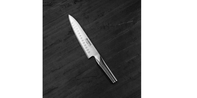 Global Nóż szefa kuchni żłobiony 18cm G-78
