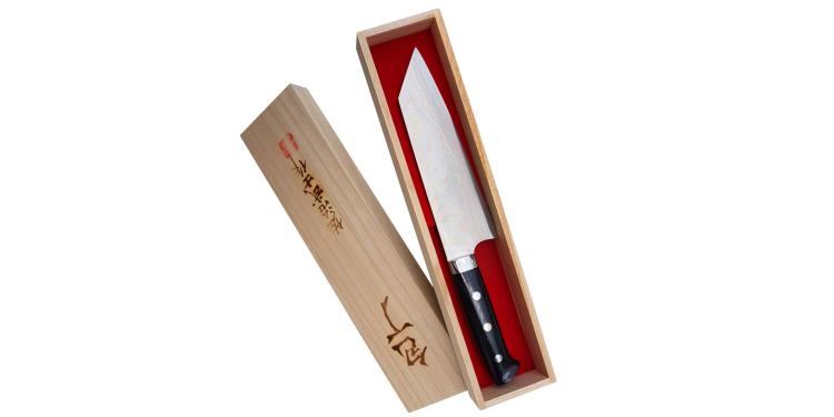 Takeshi Saji Blue Steel Nóż Bunka ręcznie kuty 17 cm HD-136