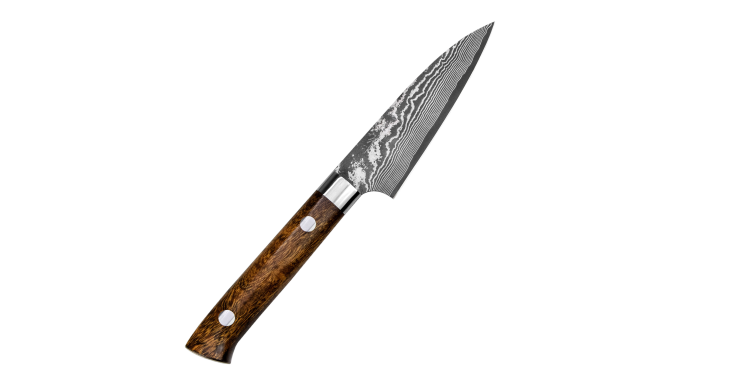 Takeshi Saji IW Ręcznie kuty nóż do obierania 9cm VG-10 HA-411