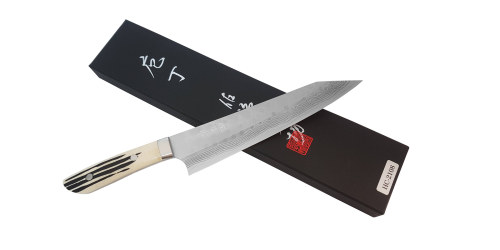 Takeshi Saji SRS-13 Jeleni róg Ręcznie kuty nóż Szefa 21 cm HC-7508