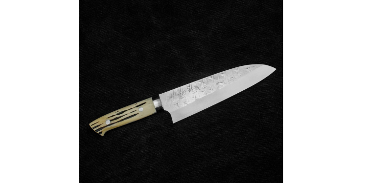 Takeshi SRS-13 Róg Jeleni Nóż Santoku 18cm